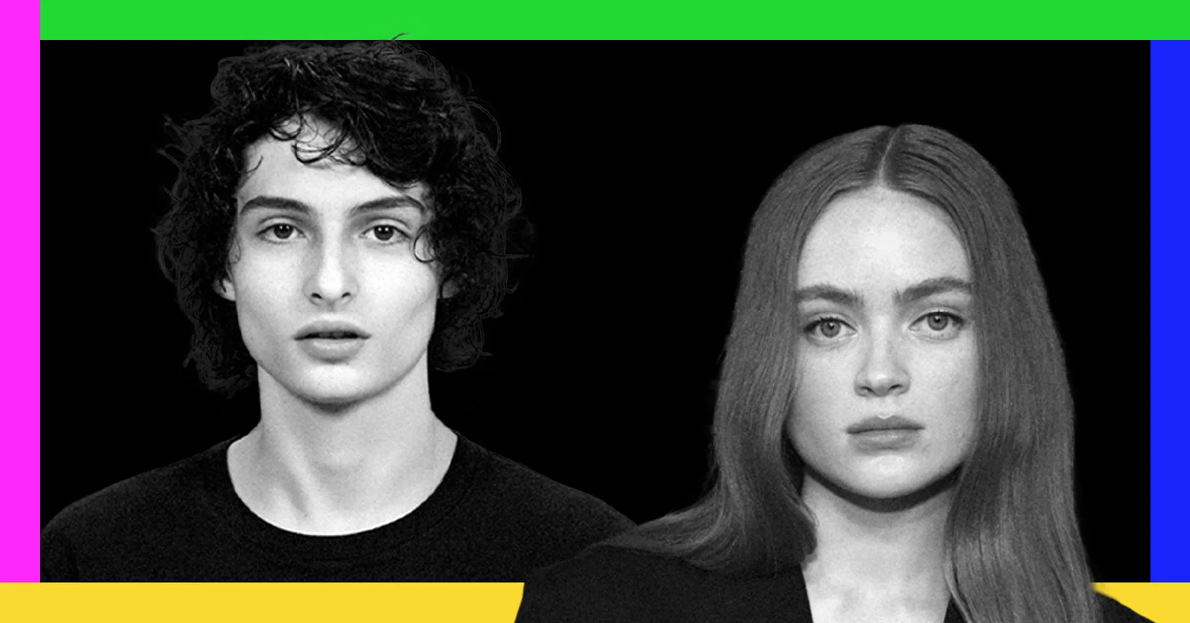 121922 Finn Wolfhard Sadie Sink Share Card No Text