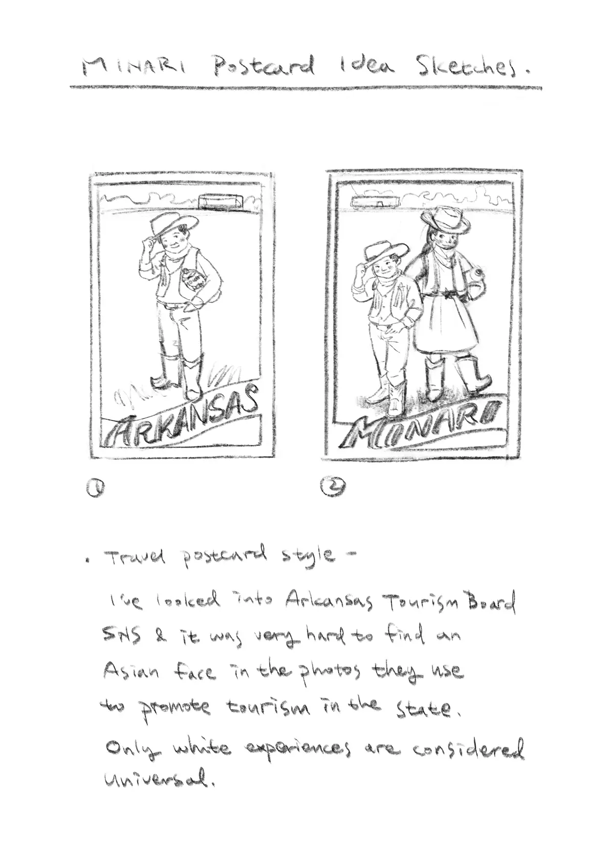 Minari Postcard Sketch 1