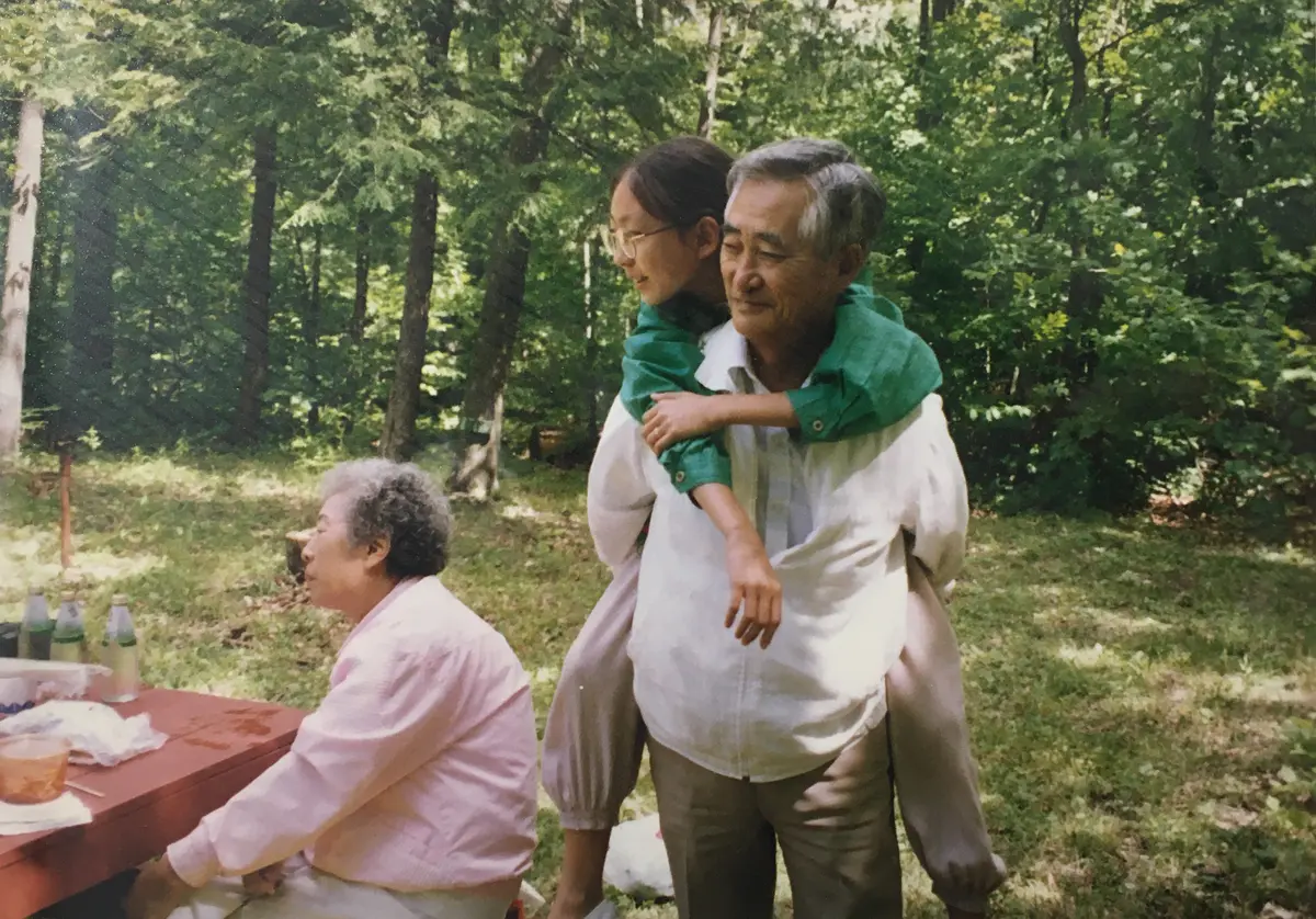 Sojung With Grandparents